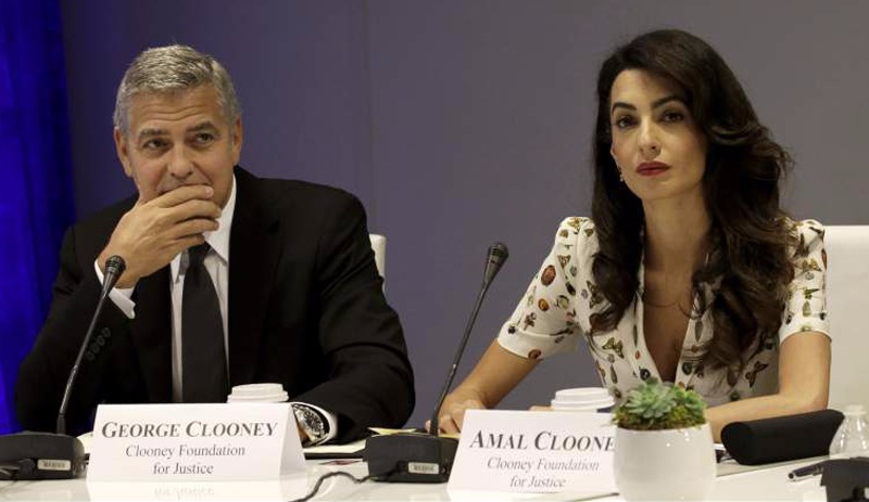 Clooney çifti Suriyeli çocuklar için okul açıyor