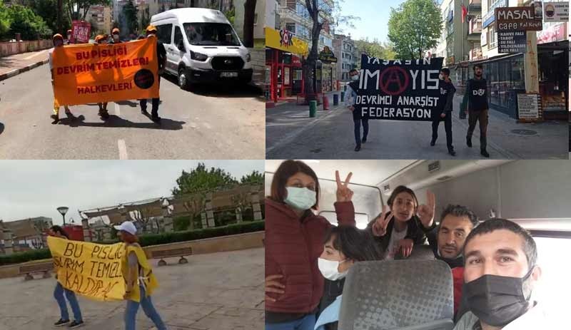 Türkiye'nin dört bir yanında yasaklı meydanlar zorlandı: Her yer Taksim, her yer 1 Mayıs