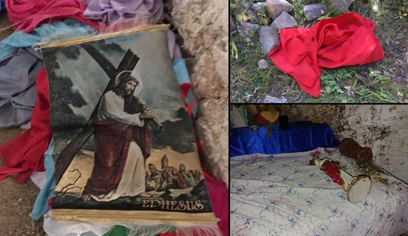Bir buçuk yıldır kayıp Hürmüz Diril'in köyündeki kiliseye saldırı