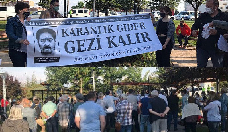 Ankara Batıkent'te Gezi ve Ethem Sarısülük anması: 8 yıldır iki elimiz katil Ahmet Şahbaz'ın yakasında