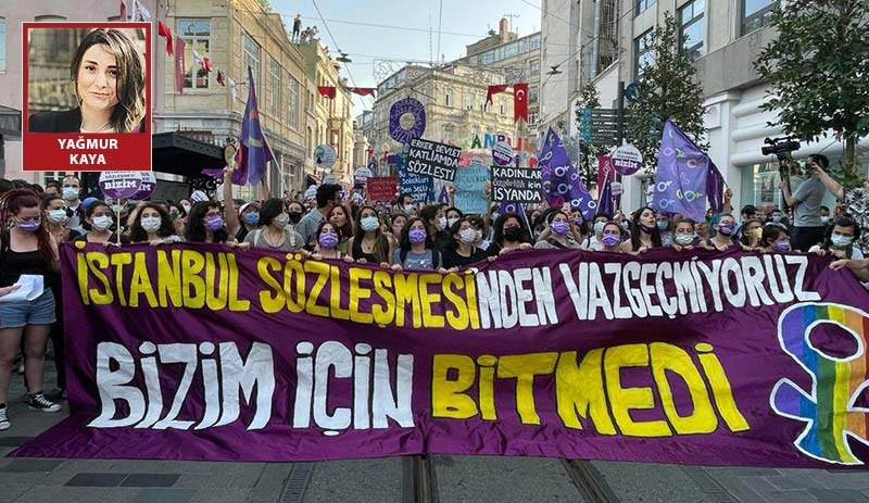 'İstanbul Sözleşmesi'nden vazgeçmiyoruz hayatı durduruyoruz!'