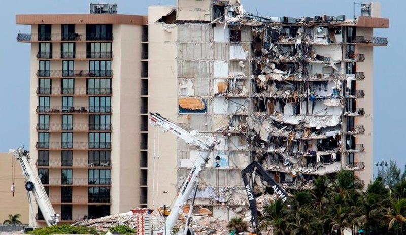 Miami'de bir kısmı çöken 13 katlı binada ölenlerin sayısı 28'e çıktı