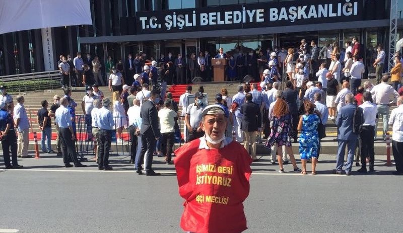 Şişli Belediyesi işçisi, işe iade davasını kazanmasına rağmen karar uygulanmıyor