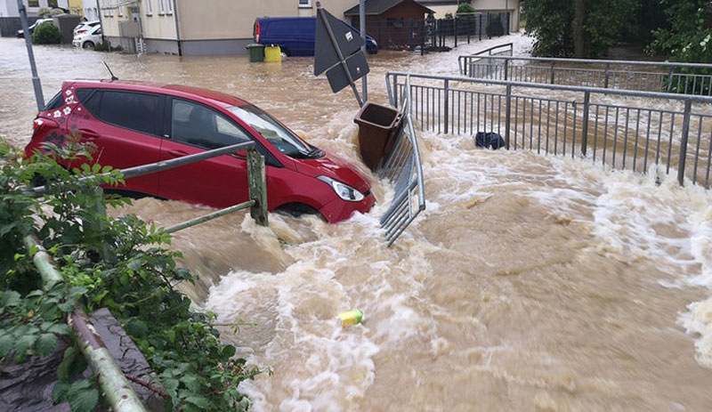 Şiddetli yağışlar Almanya ve Belçika'da çok sayıda can kaybına neden oldu