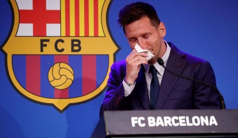 Messi, Barcelona’ya gözyaşları içinde veda etti