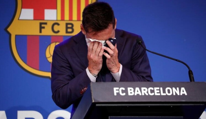 Messi’nin gözyaşlarını sildiği peçete satışa çıkarıldı