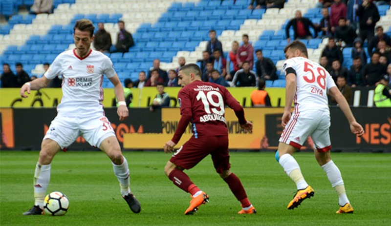 Trabzonspor-Sivasspor maçında ilk 11'ler belli oldu