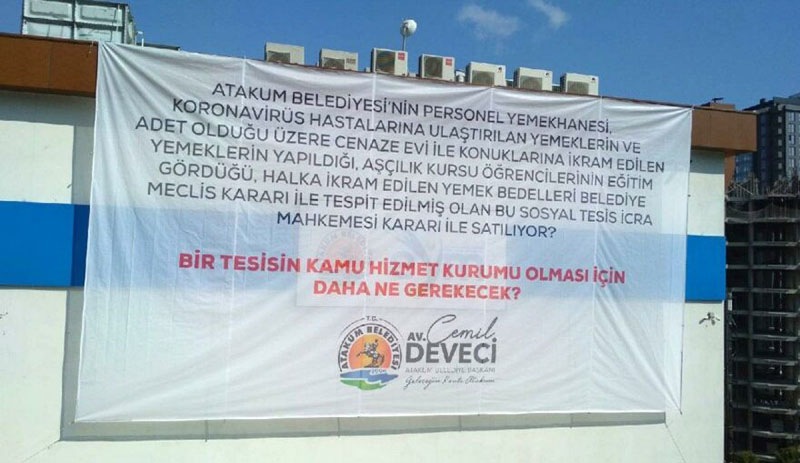 AKP döneminden kalan borçlar nedeniyle belediyeye haciz geldi