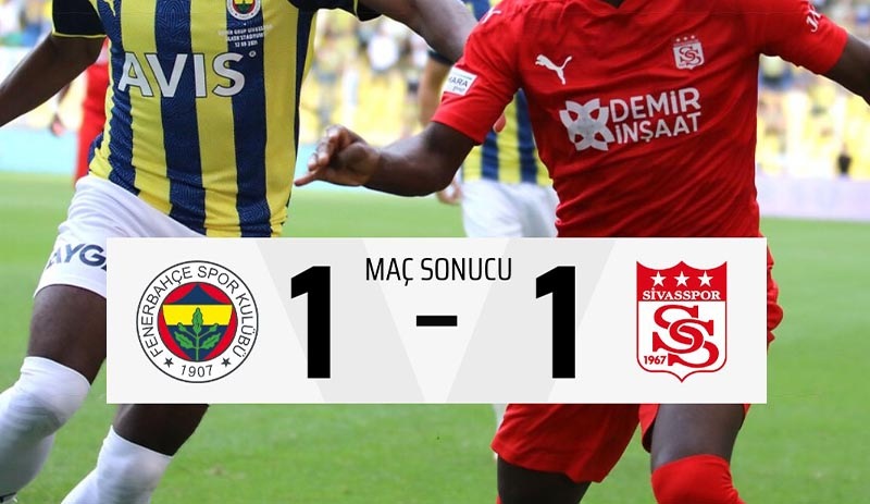 Sivasspor Fenerbahçe'ye dur dedi