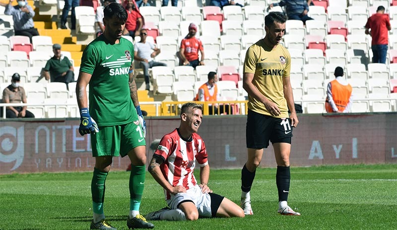 Sivasspor bu hafta da galibiyetle tanışamadı