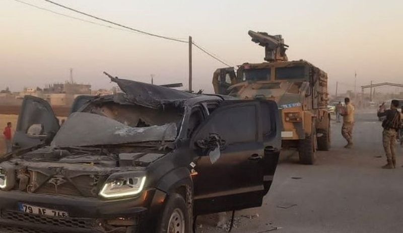 Azez'de Türk konvoyuna Rus silahlarıyla saldırı: Ölü ve yaralılar var