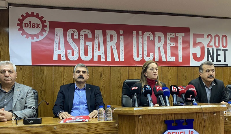 DİSK 2022 Asgari Ücret taleplerini açıkladı: Net 5 bin 200 olmalı