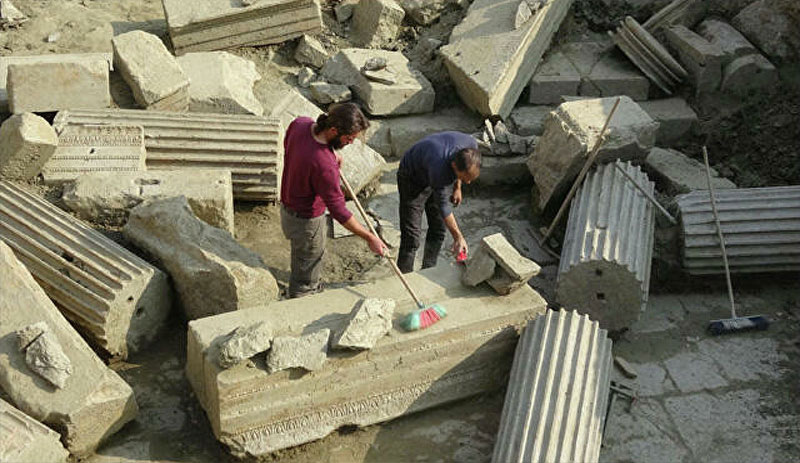 Aydın'da 2250 yıllık Zeus Tapınağı ortaya çıkarıldı