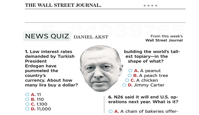 Türkiye ekonomisinin hali Wall Street Journal'da bulmacaya konu oldu