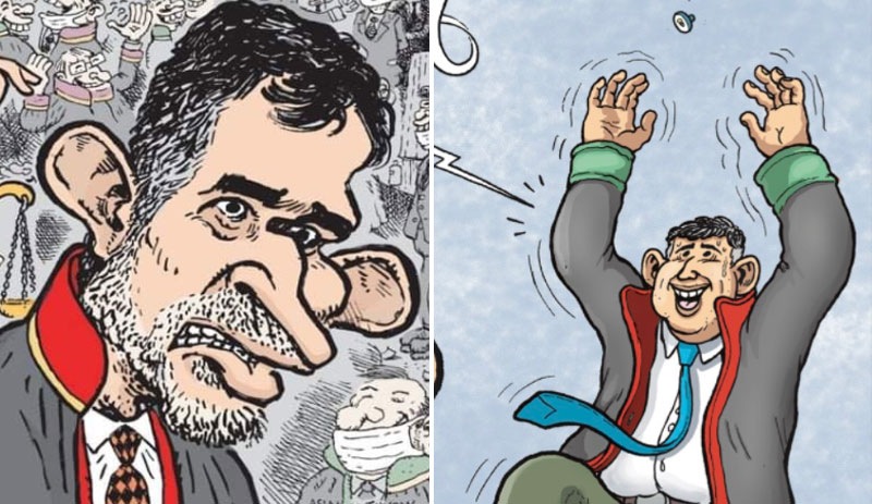 Metin Feyzioğlu'nun gidişi karikatür dergilerine kapak oldu