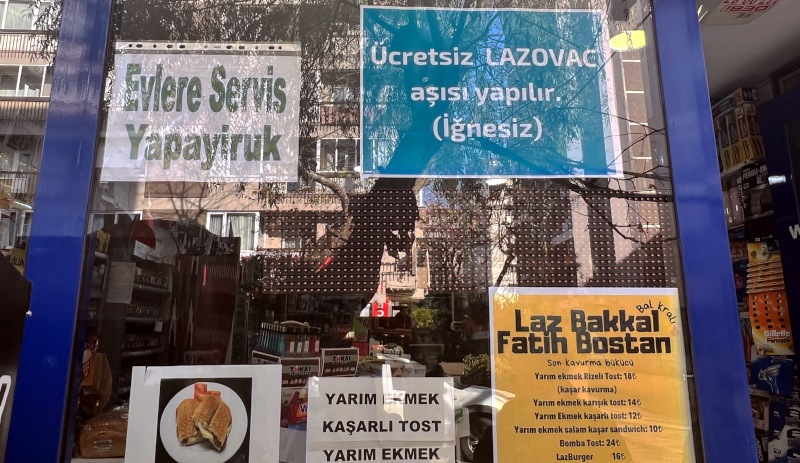 Laz bakkal koronavirüse karşı Lazovac'ı üretti