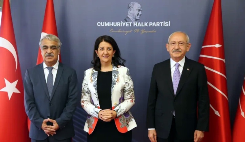 Buldan ve Sancar, Kılıçdaroğlu’nu ziyaret etti: 'Kavgayı değil barışı öncelemeliyiz'