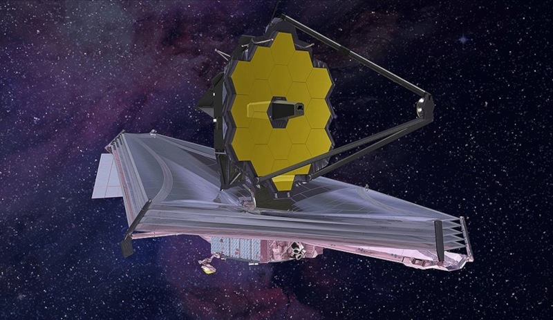 James Webb Uzay Teleskobu’nun güneş kalkanları tamamen açıldı