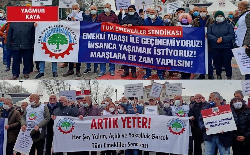 Sokaktan seslendiler: Emeklilere seyyanen zam yapılsın