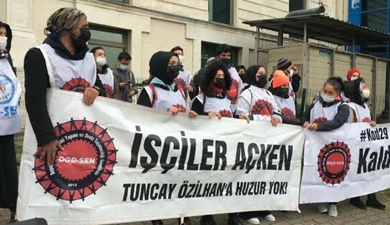 KOD-29 ile işten çıkartılan işçilere destek veren sendikacılara gözaltı