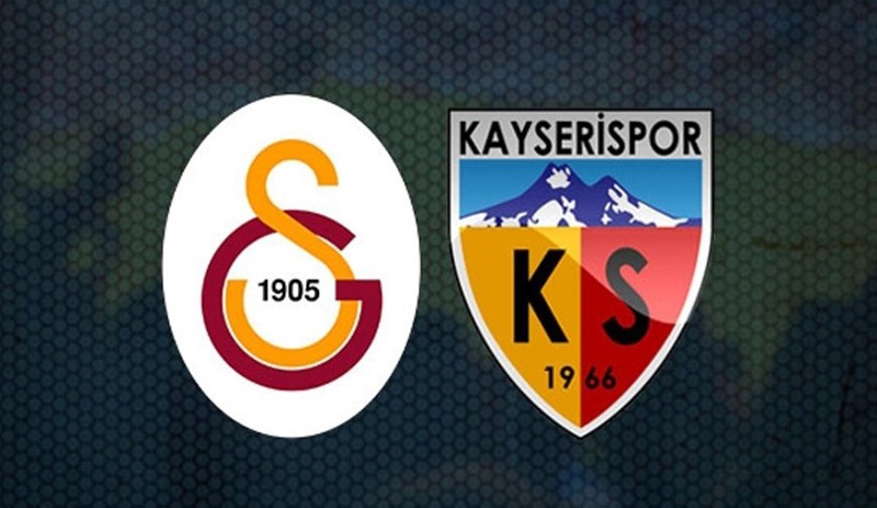 Galatasaray - Kayserispor maçında ilk 11’ler belli oldu