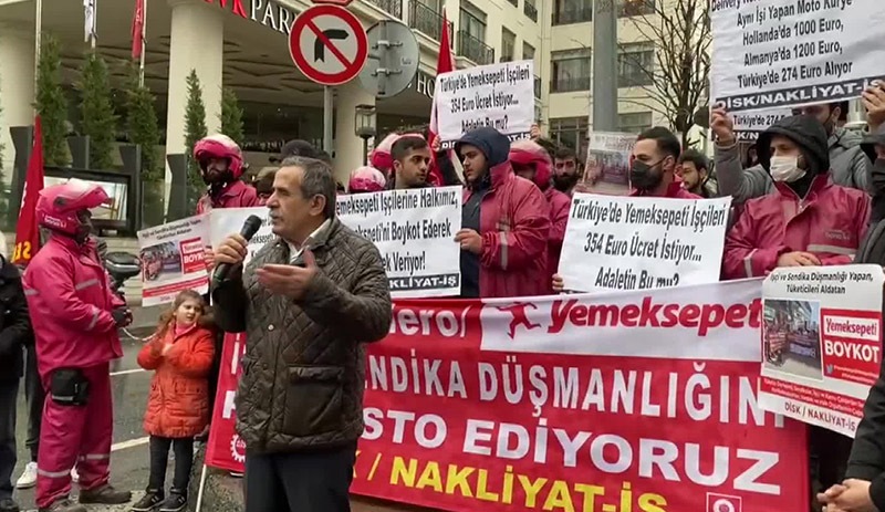 Yemeksepeti kuryeleri, Almanya Başkonsolosluğu'na taleplerini iletti