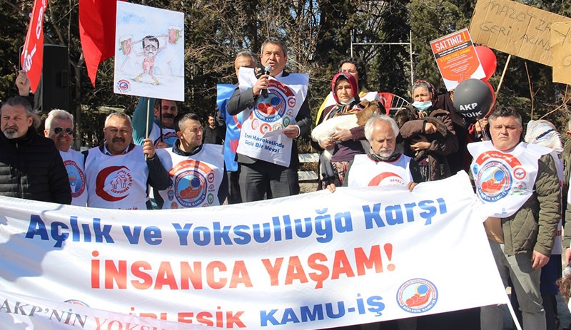 Birleşik Kamu-İş, Isparta'da zamları protesto etti: Dayanacak gücümüz kalmadı