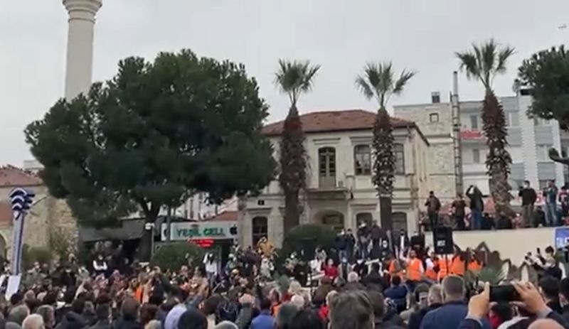 Ailağa'da söküm işçilerinden eylem: Gemileri yaktık, geri dönüş yok!