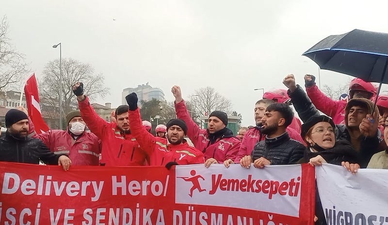 Yemeksepeti işçileri: Hakkımız olanı istiyoruz