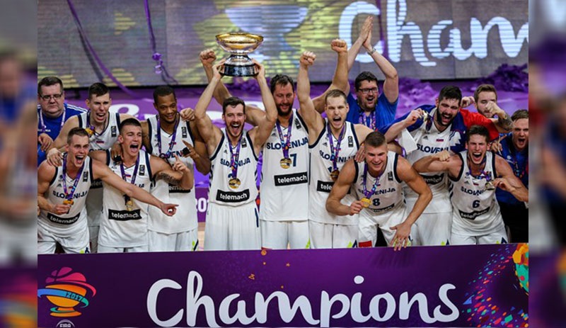 Basketbolda Avrupa şampiyonu Slovenya