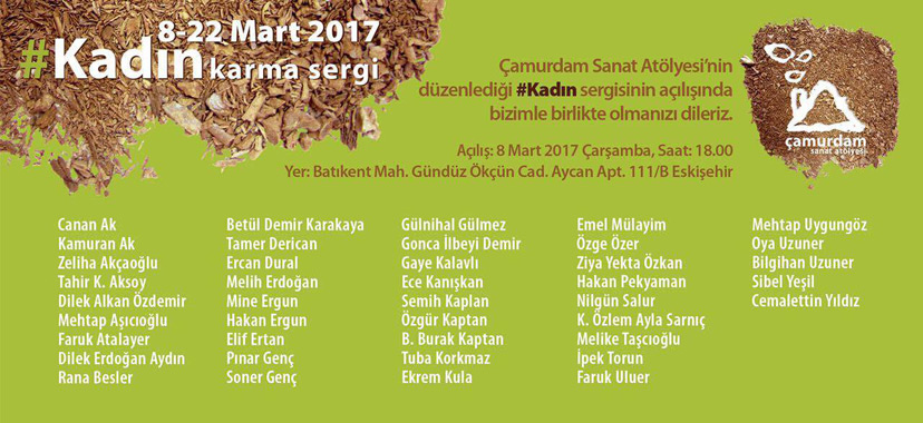 Eskişehir’de #Kadın Karma Sergisi