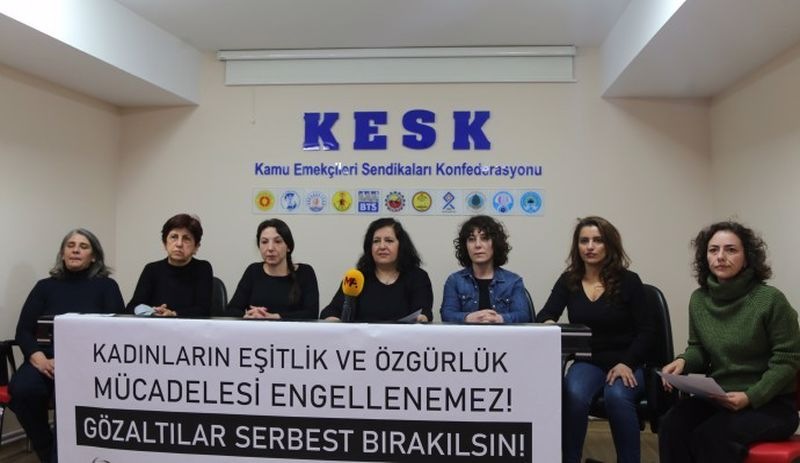 KESK: Kadın yöneticilerimizi gözaltına alma zamanları manidar, derhal serbest bırakın