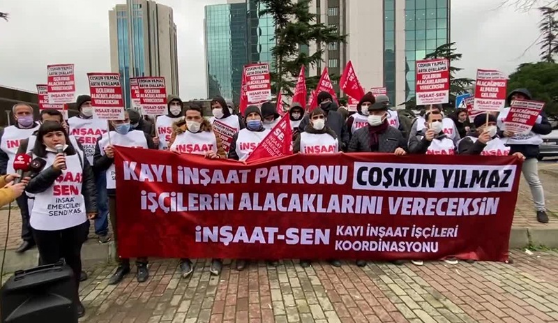 Kayı İnşaat işçileri, alacakları için yarın eylem yapacak