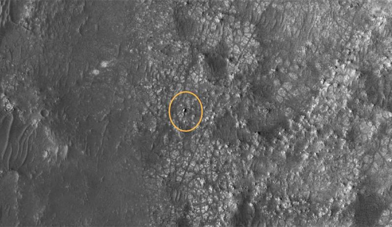NASA'nın Mars yörüngesindeki kaşifi, minik helikopteri görüntüledi