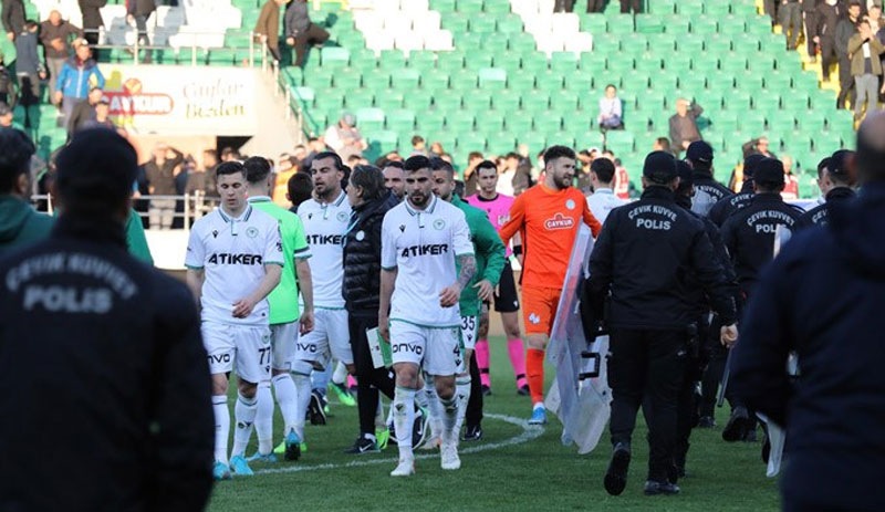 MHK Başkanı'nı istifaya davet eden Konyaspor, iki hakeme tepki gösterdi