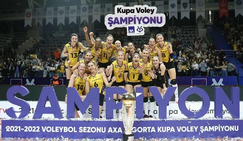 Kupa Voley'de şampiyon VakıfBank