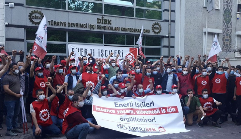 EnerjiSa işçileri Bursa’da: Zafer direnen emekçinin olacak