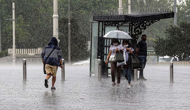 AFAD'dan dört il için kuvvetli yağış uyarısı