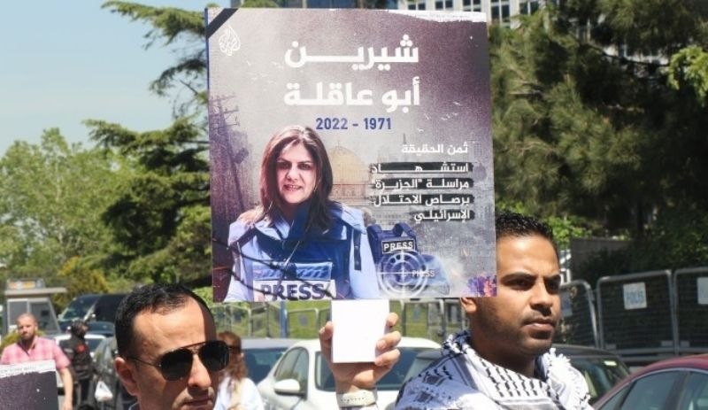 Gazeteci Akile’nin katledilmesi İsrail Konsolosluğu’nda protesto edildi