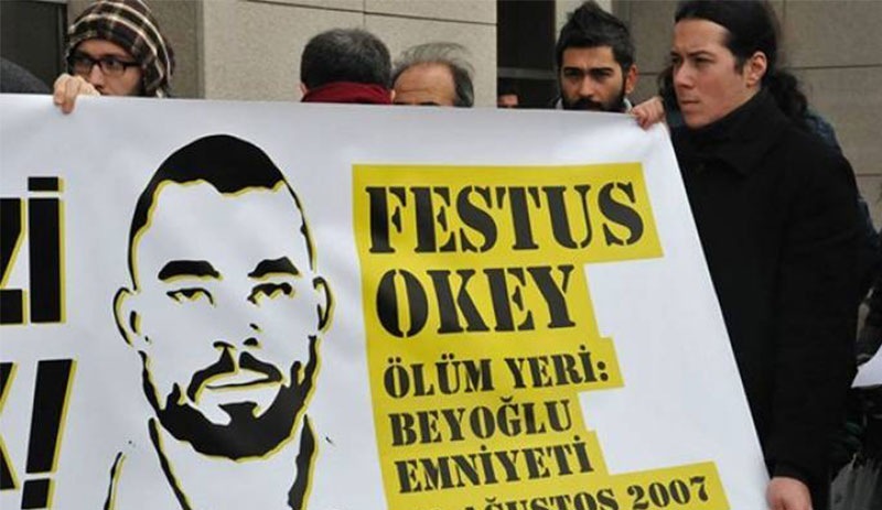 Festus Okey cinayetinde sanık polise 3 yıl 4 ay hapis cezası