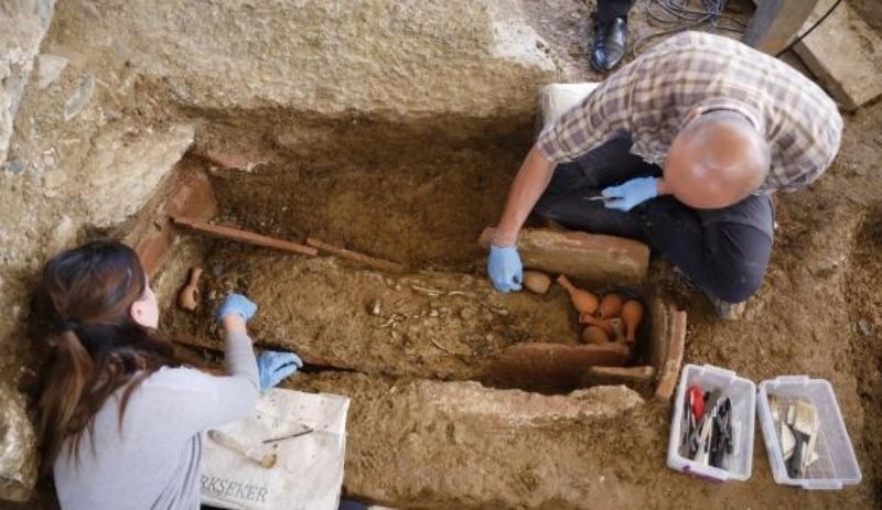 İstanbul için bir ilk: Haydarpaşa'da Geç Helenistik döneme ait mezar bulundu