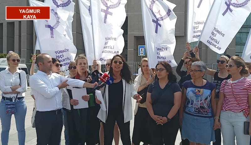 TİP'li kadınlar Erdoğan hakkında suç duyurusunda bulundu: Çok öfkeliyiz