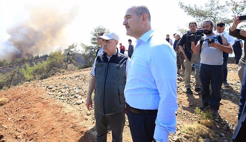 Orman Bakanı Kirişci: Marmaris'teki orman yangını büyük ölçüde kontrol altına alındı