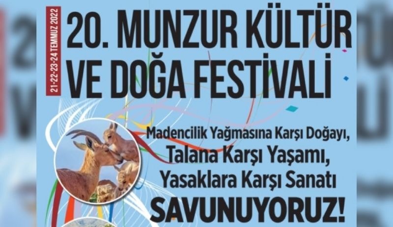 20. Munzur Doğa ve Kültür Festivali'nin programı belli oldu