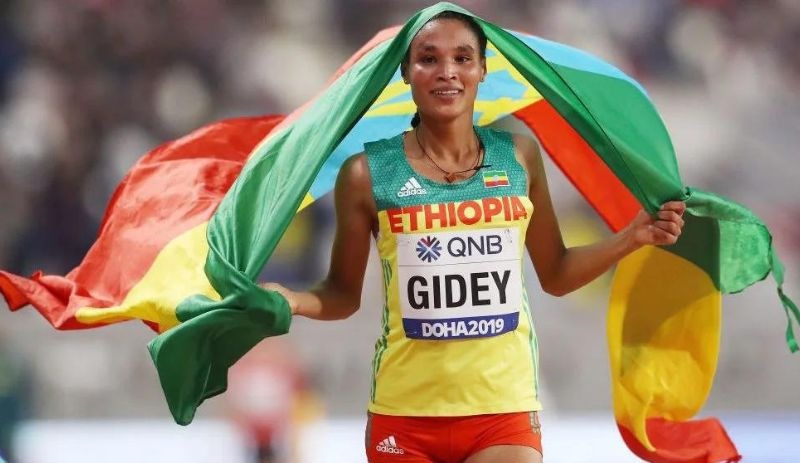 Dünya Atletizm Şampiyonası'nda Etiyopyalı Gidey'e altın madalya