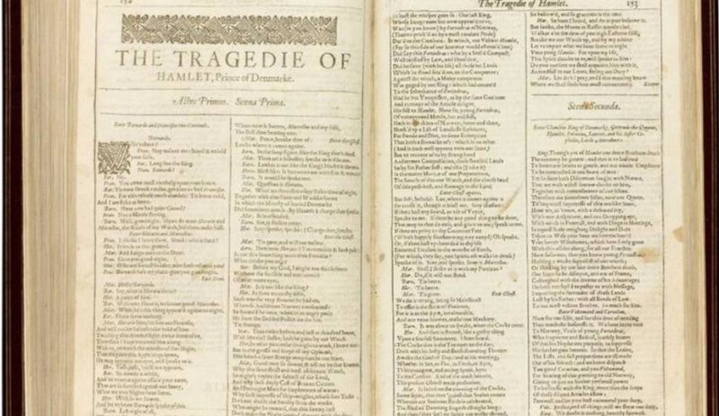 Shakespeare’in kitabı 2 milyon 470 bin dolara satıldı