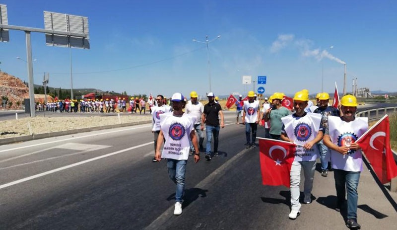 Madencilerin Soma’daki özelleştirmeye karşı Ankara yürüyüşüne jandarma engeli