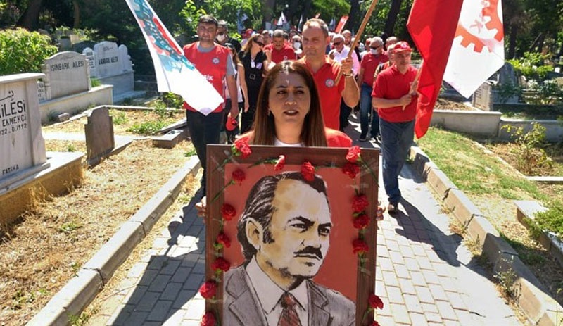 DİSK’in kurucu genel başkanı Kemal Türkler, katledilişinin 42'inci yılında anıldı