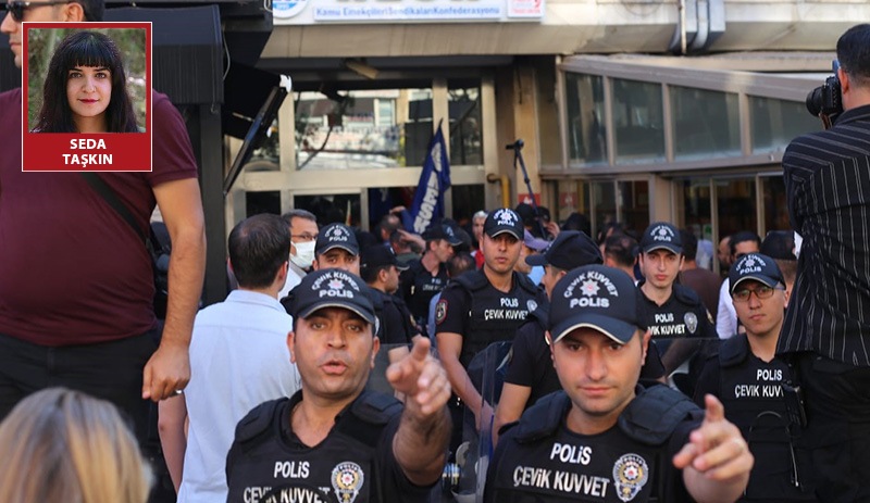 Ankara’da KESK’in düzenlediği eyleme polis müdahale etti