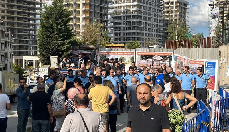 Çekmeköy'deki park nöbetine polis müdahalesi: Gözaltılar var